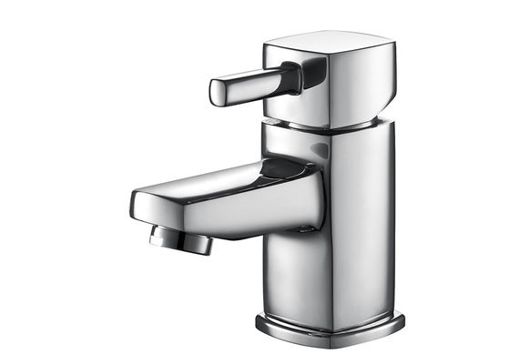 Single Lever Monobloc Chrome High Brass Ceramic Modern Basin Mixer T8182W