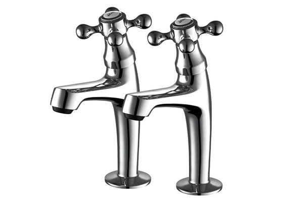 1/2 Pair Chrome Basin Taps Standard Size With 3 Years Warranty