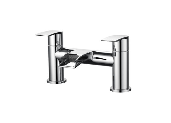 3/4 Ceramic Cartridge Bath Shower Mixer Modern Style Chrome Finish T8114