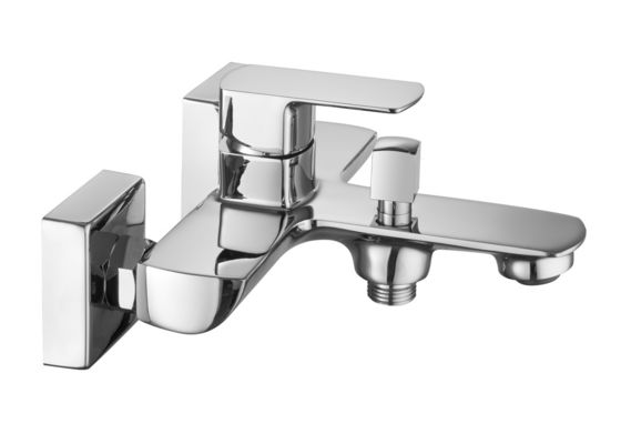 Chrome Wall Mounted Bath Shower Mixer Adjustable Temperature T8031