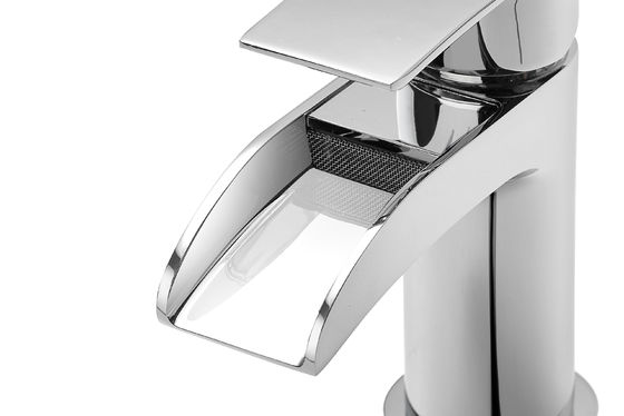 Single Lever Monobloc Chrome Brass Basin Mixer For Bathroom T8112MW
