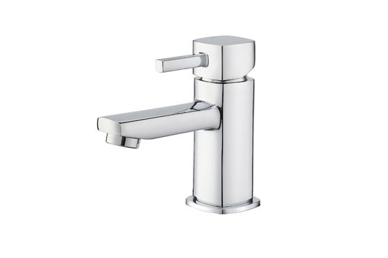 Height 143mm Modern Basin Mixer 0.5-3 Bar Pressure for Bathroom