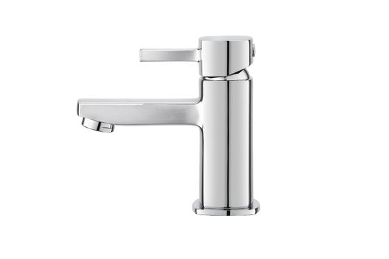 Height 143mm Modern Basin Mixer 0.5-3 Bar Pressure for Bathroom