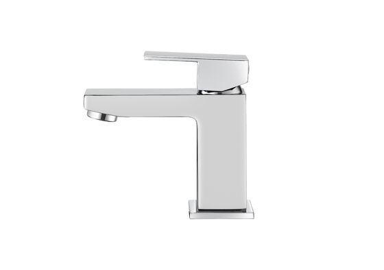 Single Lever Brass Wall Mixer Tap Ceramic Valve Chrome Finish