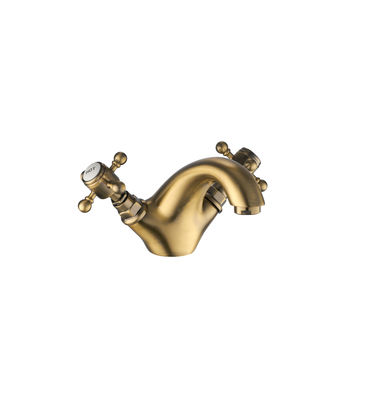 Double Handle Basin Mixer Faucet Brushed Bathroom Basin Mixer Taps