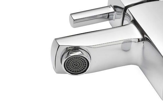 T8182NW Brass Basin Mixer Faucet Modern Handle 145mm Height