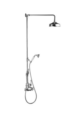 Brass Thermostatic Bath Shower Mixer 2 Spray Settings Standard S1030