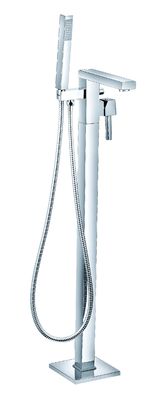 Stylish Floor Standing Bath Shower Mixer Ceramic Valve  For Bathroom T8170