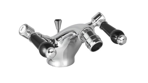Chrome Finish Bristan Bidet Taps Monobloc With Double Handle T8153