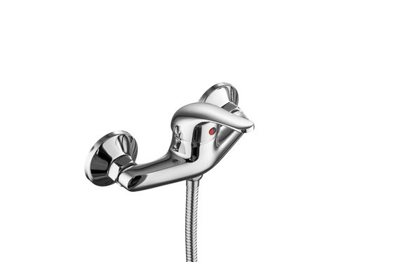 Chrome Modern Coral Wall Mounted Shower Mixer Contemporary Single Handle T8025AR