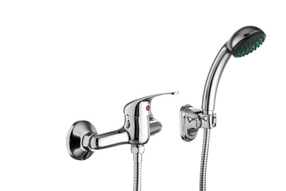Chrome Modern Coral Wall Mounted Shower Mixer Contemporary Single Handle T8025AR