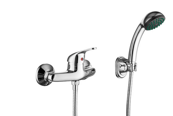 Chrome Modern Coral Wall Mounted Shower Mixer Contemporary Single Handle T8025AR