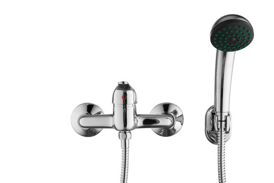 Chrome Modern Coral Wall Mounted Shower Mixer Contemporary Single Handle T8025AR