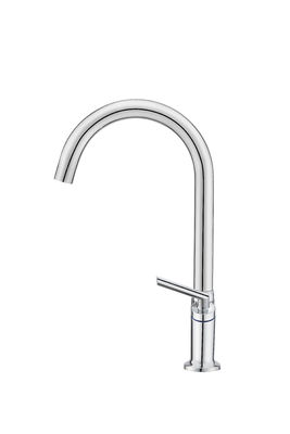 Double Handle Mono Mixer Kitchen Tap Chrome With 360 Degree Swivel Spout