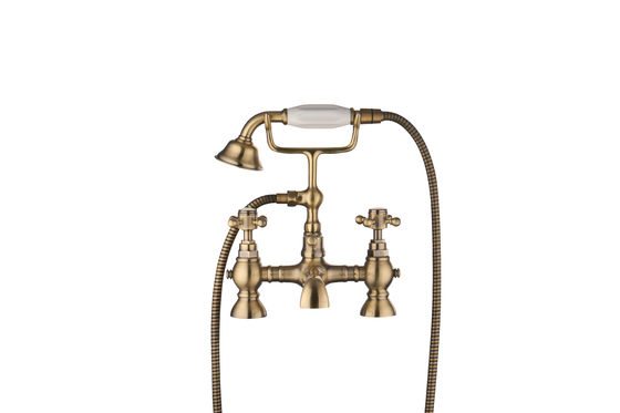 Classical Double Handle Bath Shower Mixer With 3 Years Warranty