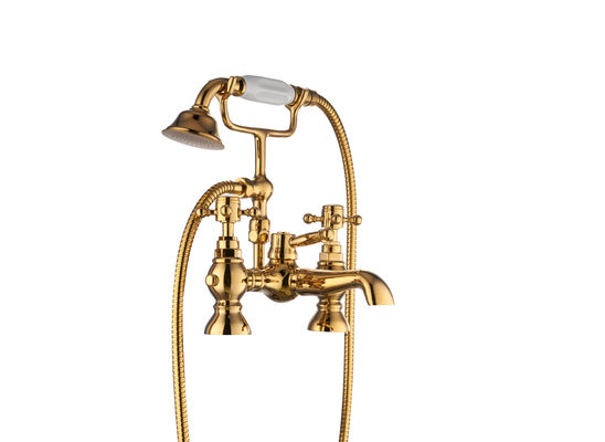Classical Double Handle Bath Shower Mixer With 3 Years Warranty