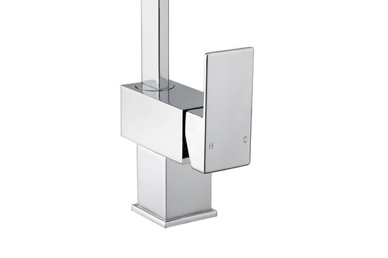 Chrome Single Lever Modern Kitchen Mixer Tap  3 Year Warranty