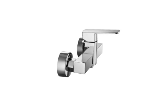 Single Chrome Wall Mounted Mixers bathroom Modern Shower Mixer T2034