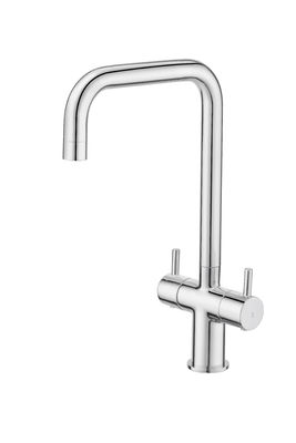 stylish space Modern Kitchen Faucets Double Handle Monobloc