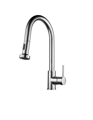 stylish decor Brass Kitchen Mixer Faucet Single Hole Mount