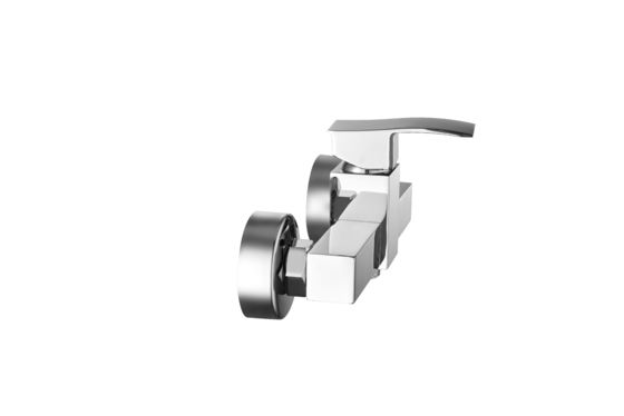 Chrome Color Wall Bath Mixer Ceramic Valve Core Material durability T2044