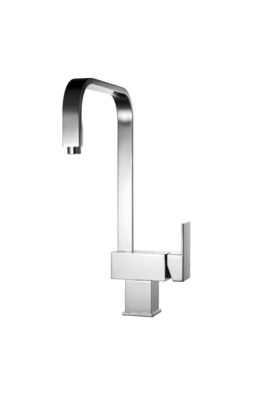 Contemporary sturdy brass Kitchen Mixer Faucet 1 Hole 1 Handle