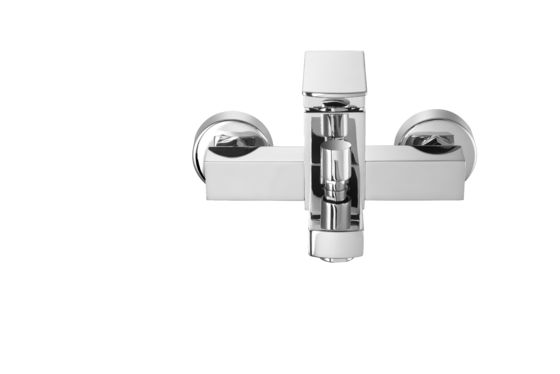 Contemporary Chrome Wall Mounted Shower Mixer Single Handles T2061