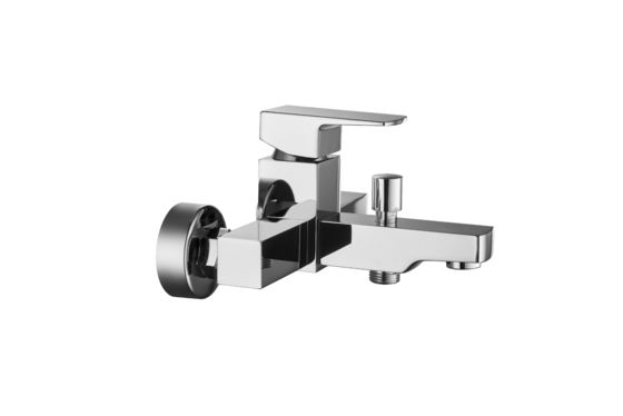 Contemporary Chrome Wall Mounted Shower Mixer Single Handles T2061