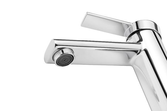 Stylish Kitchen Basin Mixer Faucet Brass Material Monobloc Chrome
