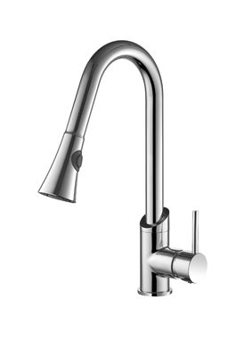 Chrome Kitchen Sink Monobloc Taps 390Mm Height  Long Lasting