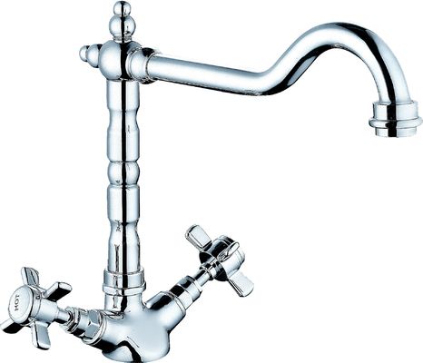 Two Hole Kitchen Mixer Faucet 250mm For Small And Medium Sized Kitchens