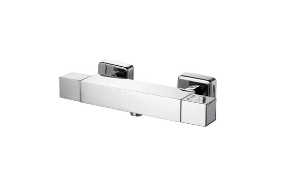 Adjustable Temperature Thermostatic Bath Mixer Chrome Modern  T80814