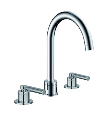 Three Holes Concealed Shower Mixer Shining Chrome Finished T90910