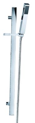 Height 685 Mm Adjustable Shower Rail Slider Chrome Polishing SH903