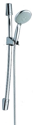 Modern Chrome Bath Shower Mixer With Slider Rail 740 mm Height SH908