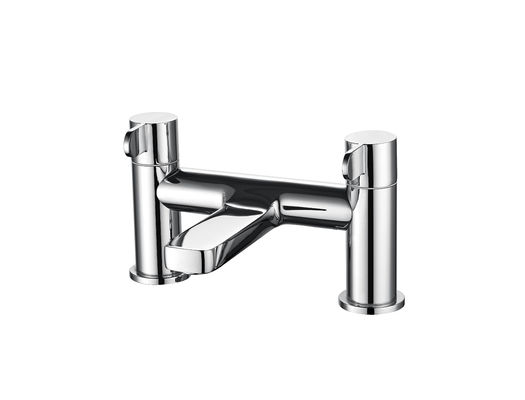Modern Brass Material Bath Shower Mixer Faucet Adjustable 2 Handles
