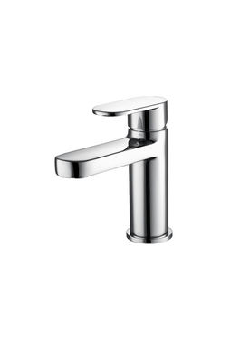 Chrome Brass Single-Hole Basin Mixer Faucet For Modern Style T8132W
