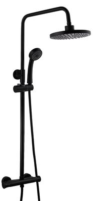 Black Finish Thermostatic Shower Tap For Bathroom S1034 Contemporary