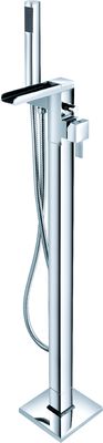 Innovative Floor Standing Bath Shower Mixer Morden Style Chrome Finish T8450A
