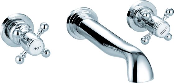 Chrome Brass Concealed Shower Mixer for Stylish Bathrooms T8037