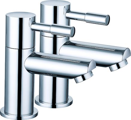 Single Handle Chrome Finish Modern Bathroom Mixer Faucet  T8015