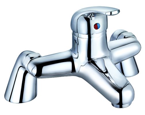 Brass Material Bath Shower Mixer Faucet With Chrome Finish T8025