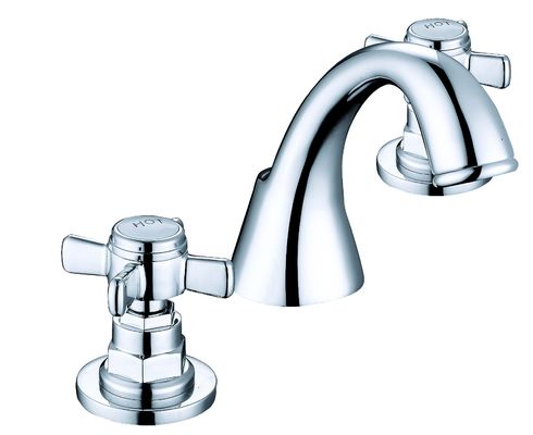 Polished Chrome Finish Concealed Basin Mixer for Bathroom T80410