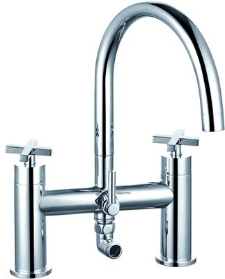 Chrome Finish Bath Shower Mixer Faucet with Contemporary Style T8051B