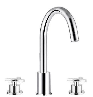 Contemporary Two Handle Concealed Shower Mixer With Polished Chrome T80510B