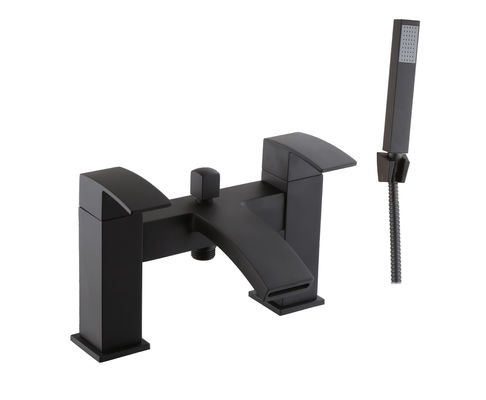 Modern Style Brass Material Bathroom Mixer Faucet With Double Handles T8321