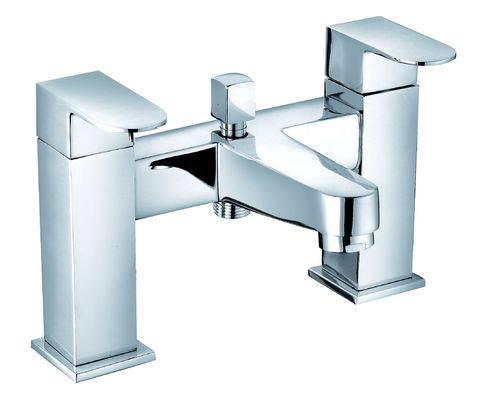 Polished Chrome Modern Style Bathroom Mixer Faucet For Bath T8331