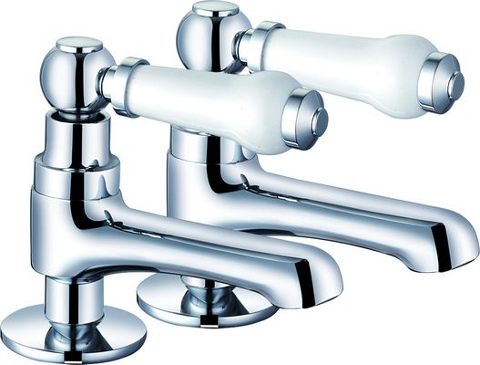 Chrome Single Handle Contemporary Bathroom Mixer Faucet T8355
