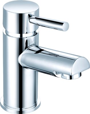 Stylish Modern Chrome Single Handle Basin Mixer Tap Faucet T8202