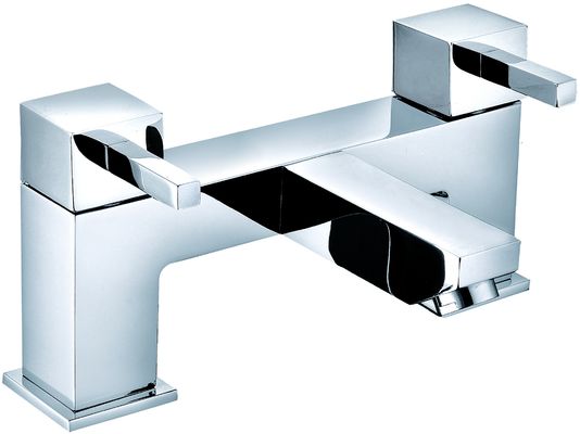 Brass Chrome Finish Basin Mixer Faucet For Modern Bathroom T8494B